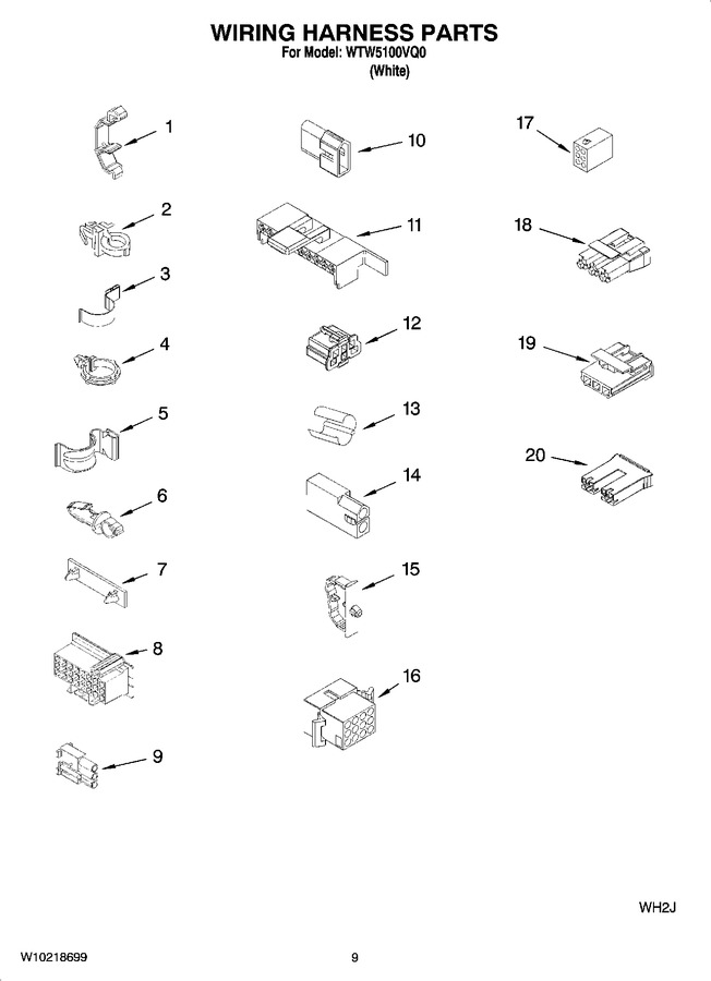 Diagram for WTW5100VQ0