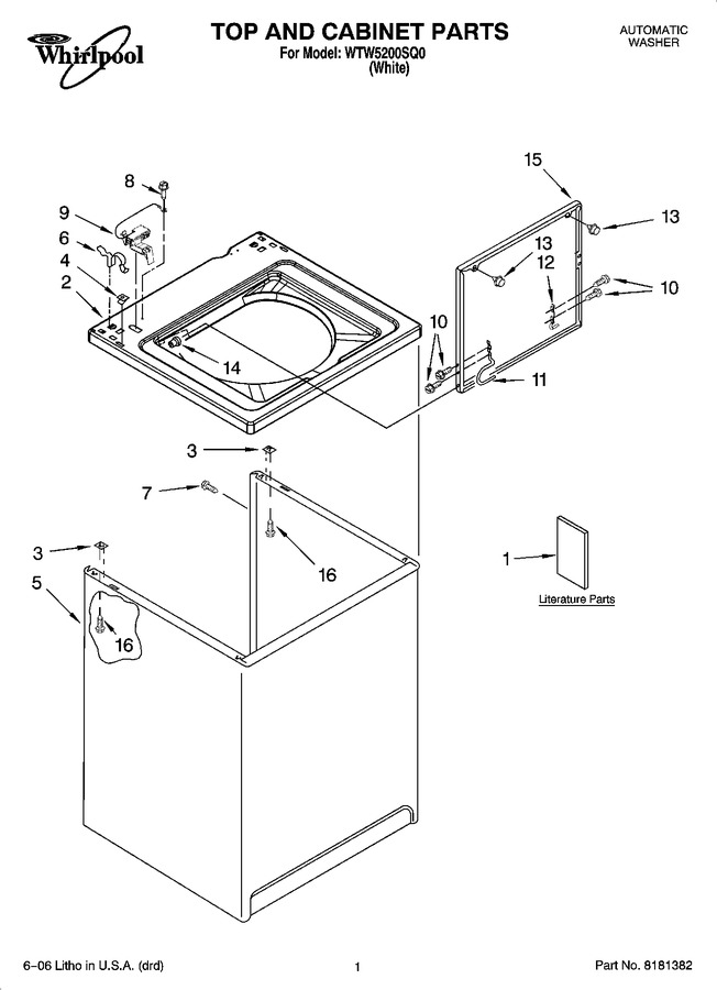 Diagram for WTW5200SQ0