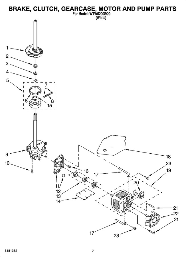 Diagram for WTW5200SQ0