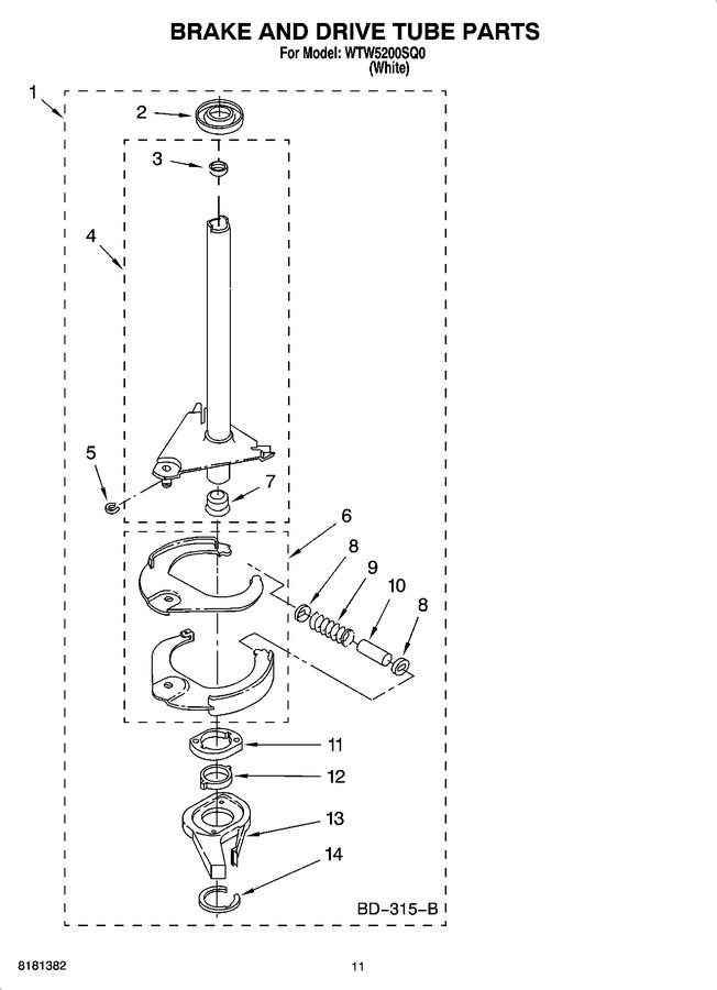Diagram for WTW5200SQ0