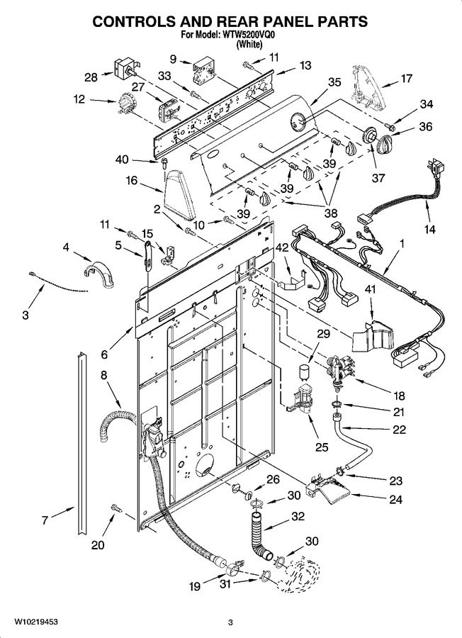 Diagram for WTW5200VQ0