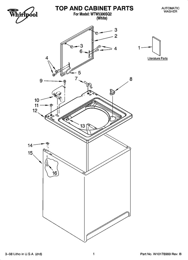 Diagram for WTW5300SQ2