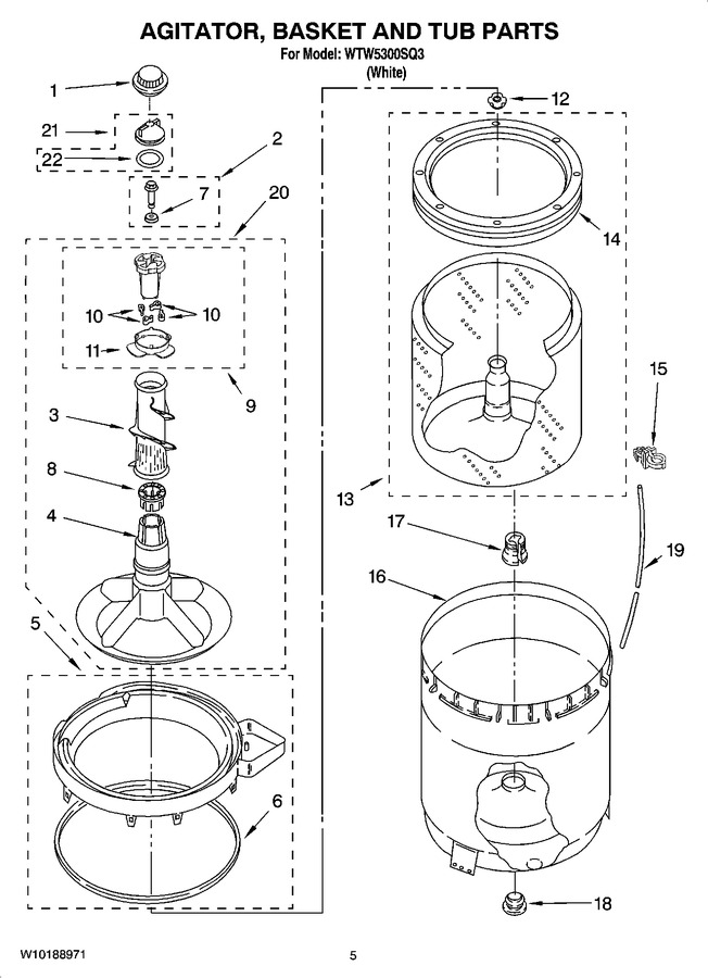 Diagram for WTW5300SQ3