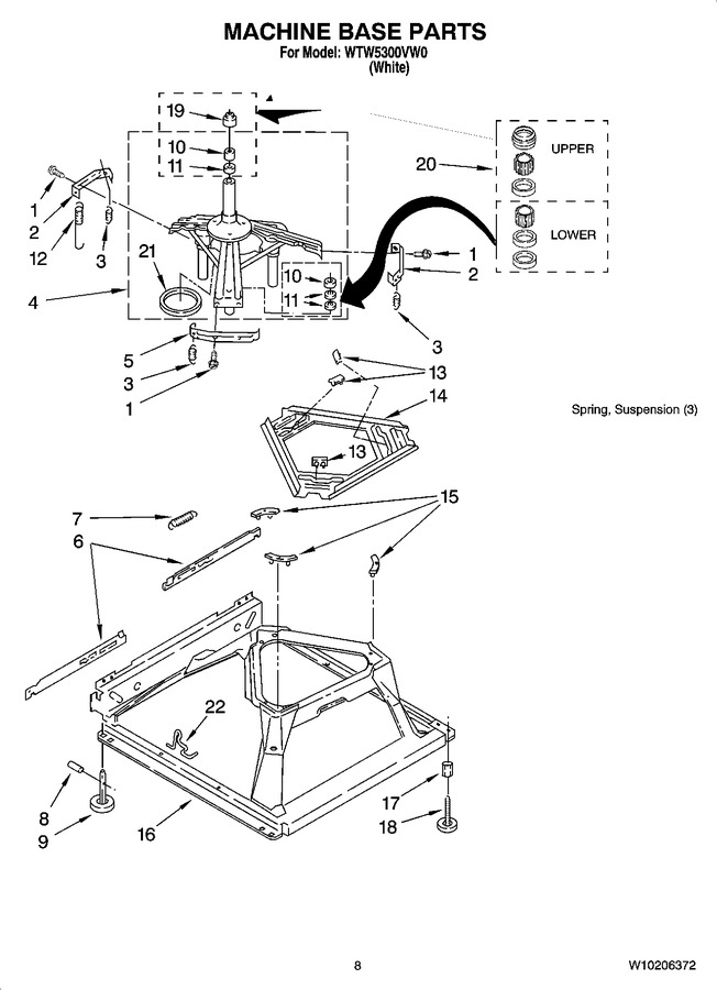 Diagram for WTW5300VW0