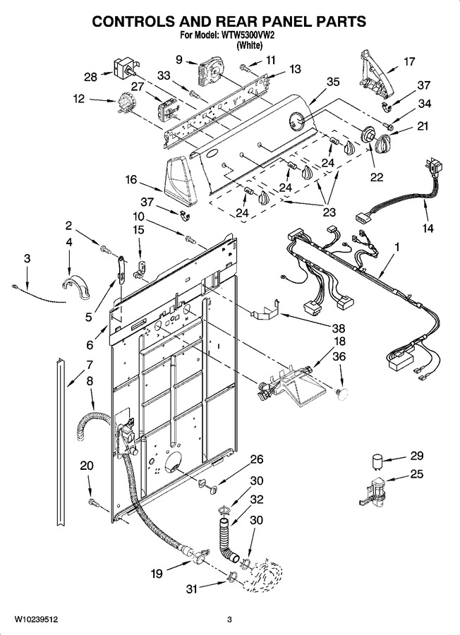 Diagram for WTW5300VW2