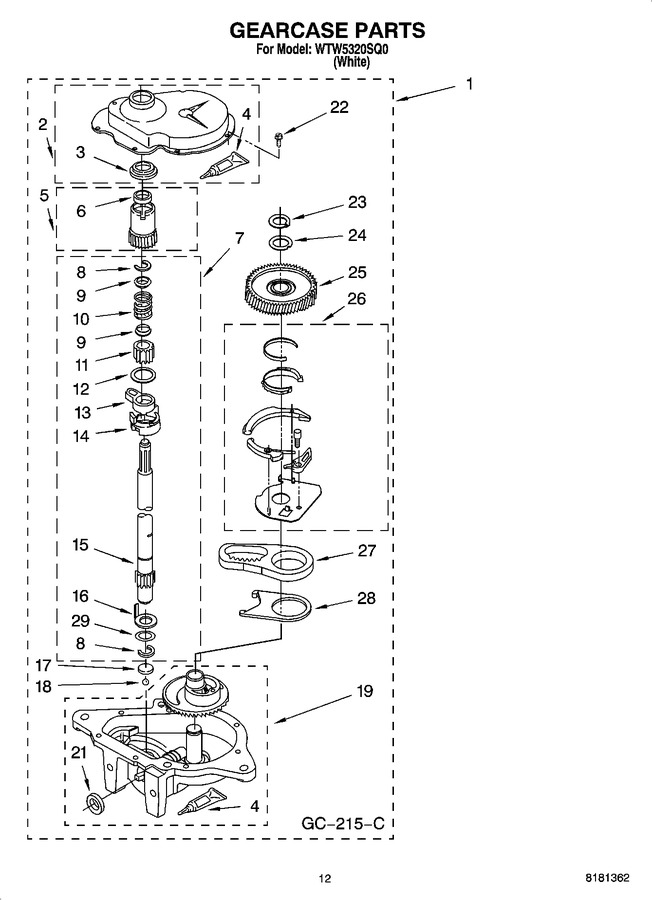 Diagram for WTW5320SQ0