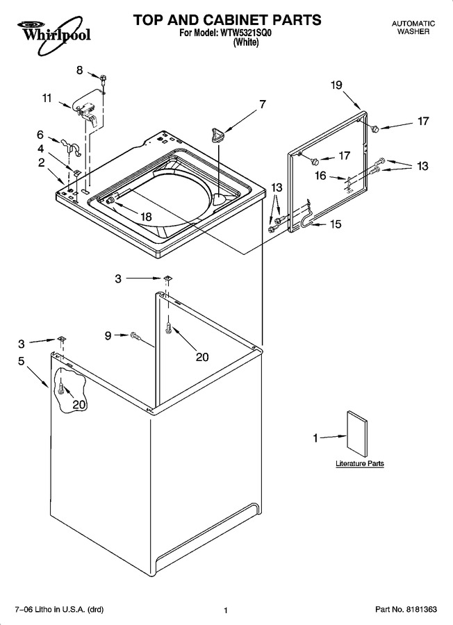 Diagram for WTW5321SQ0
