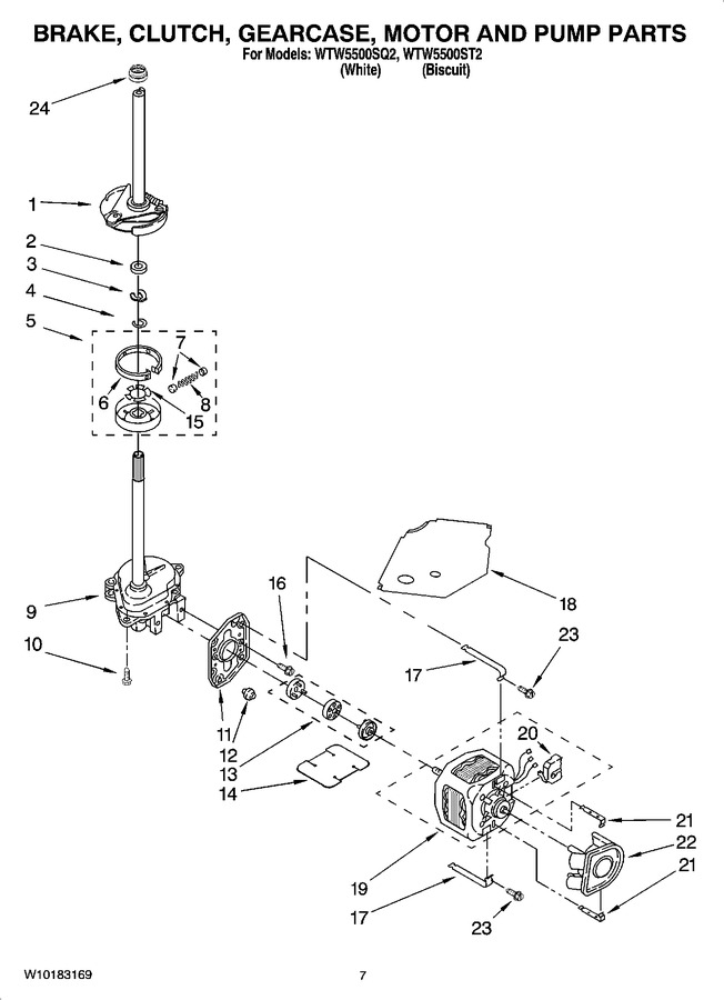 Diagram for WTW5500ST2
