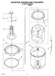 Diagram for 03 - Agitator, Basket And Tub Parts