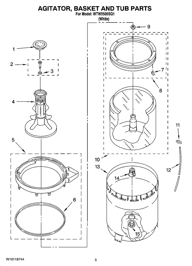 Diagram for WTW5505SQ1