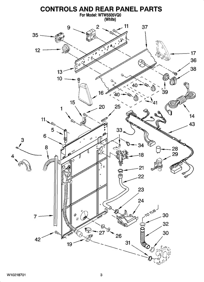 Diagram for WTW5505VQ0