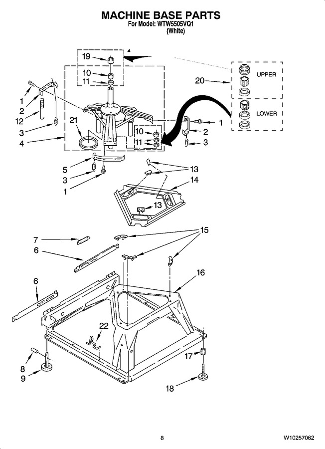 Diagram for WTW5505VQ1