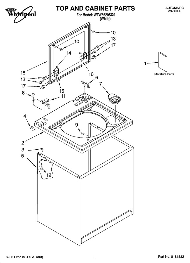 Diagram for WTW5520SQ0