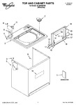Diagram for 01 - Top And Cabinet Parts