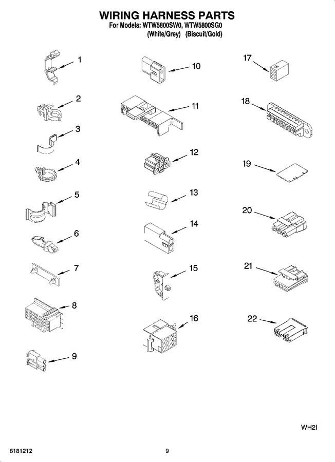Diagram for WTW5800SG0
