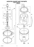 Diagram for 03 - Agitator, Basket And Tub Parts