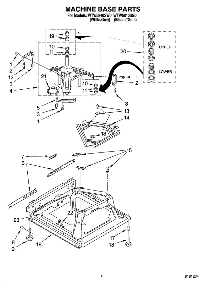 Diagram for WTW5840SW0