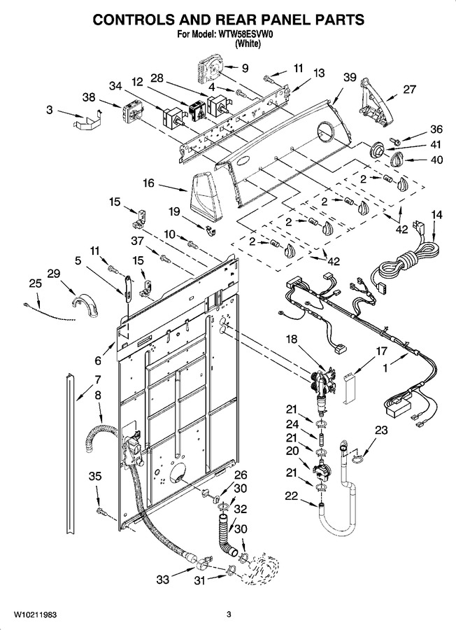 Diagram for WTW58ESVW0
