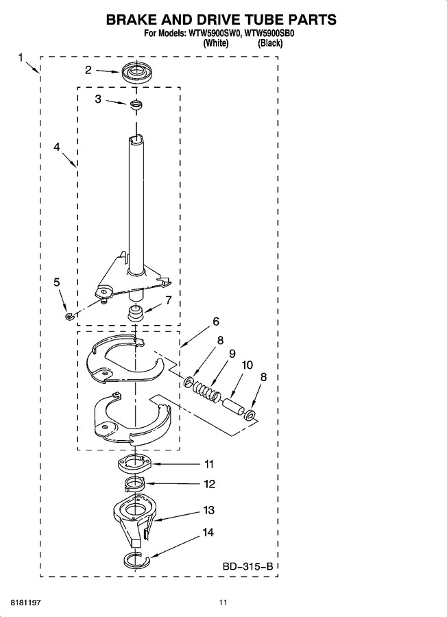 Diagram for WTW5900SW0
