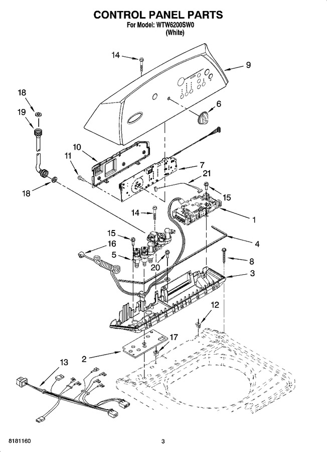 Diagram for WTW6200SW0