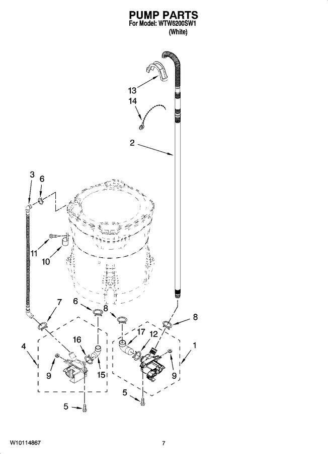 Diagram for WTW6200SW1