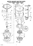 Diagram for 03 - Motor, Basket And Tub Parts