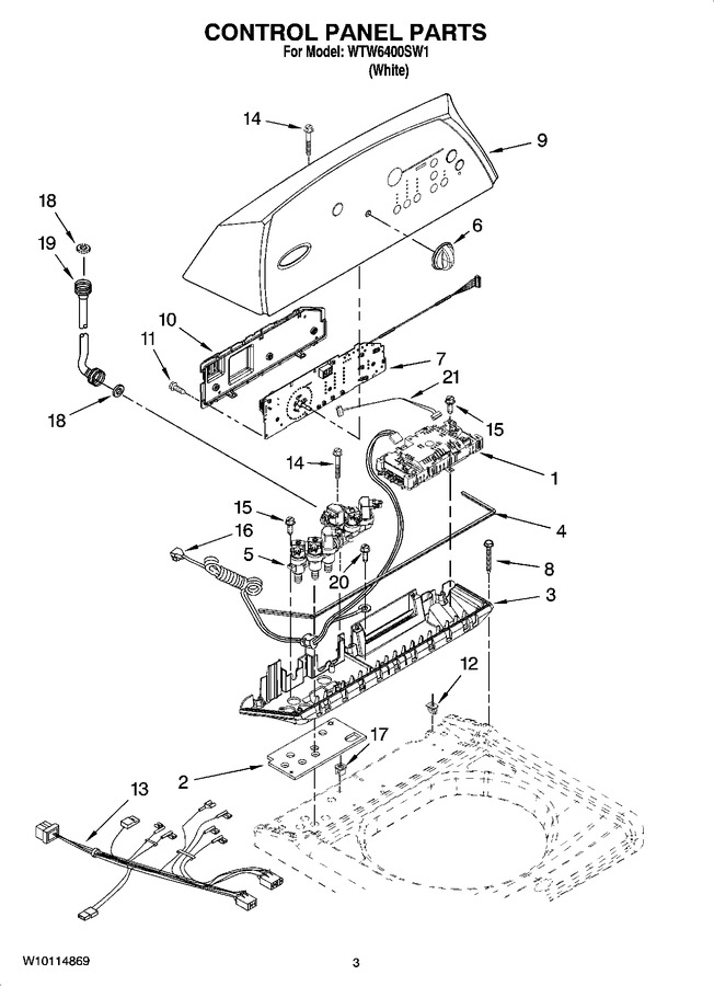 Diagram for WTW6400SW1