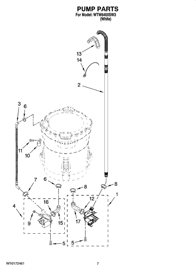 Diagram for WTW6400SW3