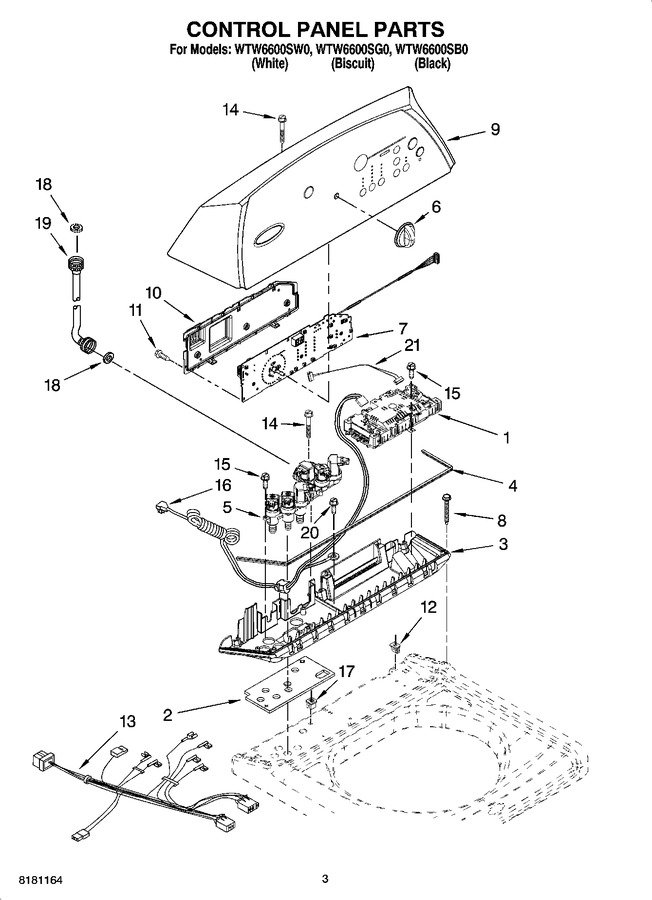 Diagram for WTW6600SW0