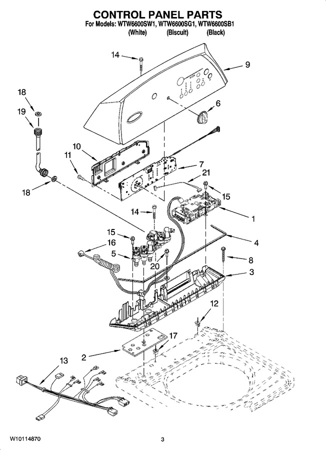 Diagram for WTW6600SB1