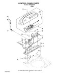 Diagram for 02 - Control Panel Parts