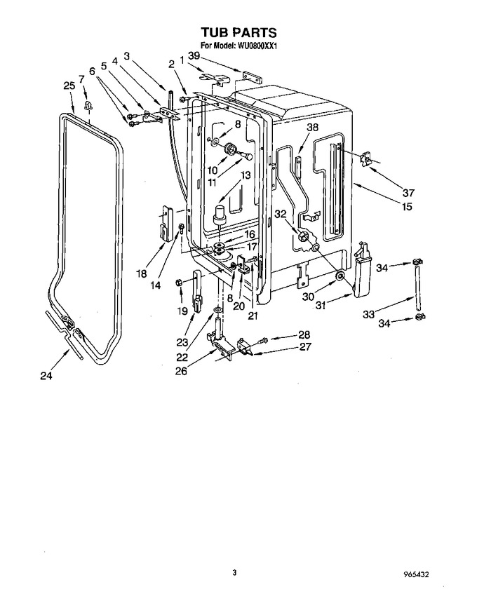Diagram for WU0800XX1