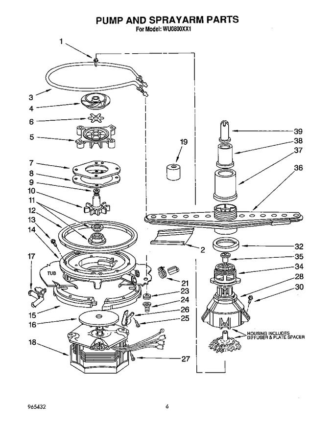 Diagram for WU0800XX1
