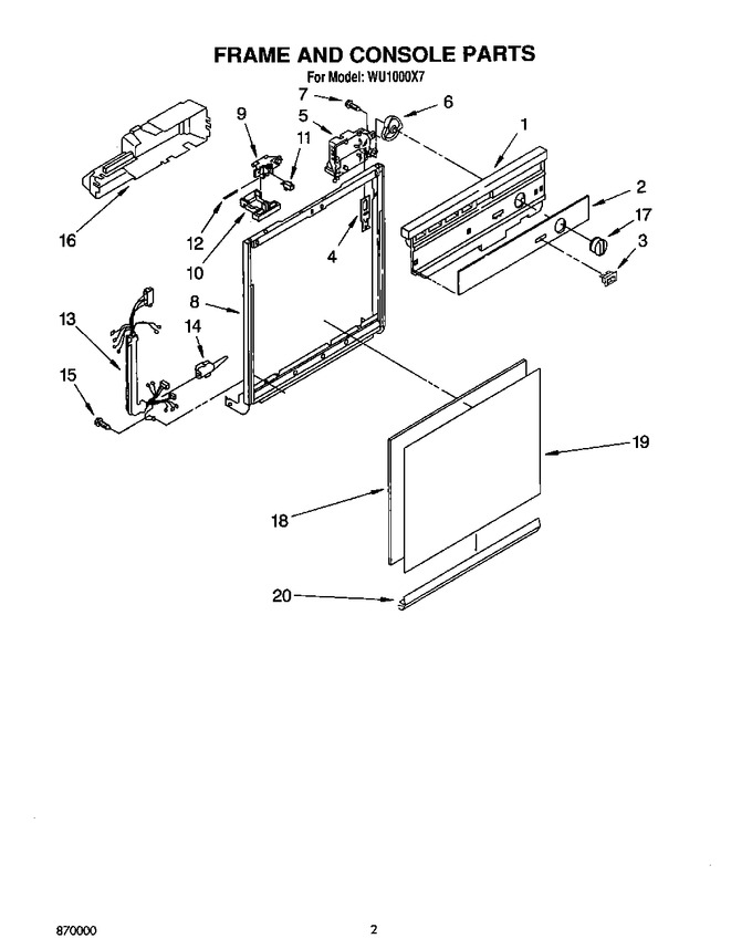 Diagram for WU1000X7
