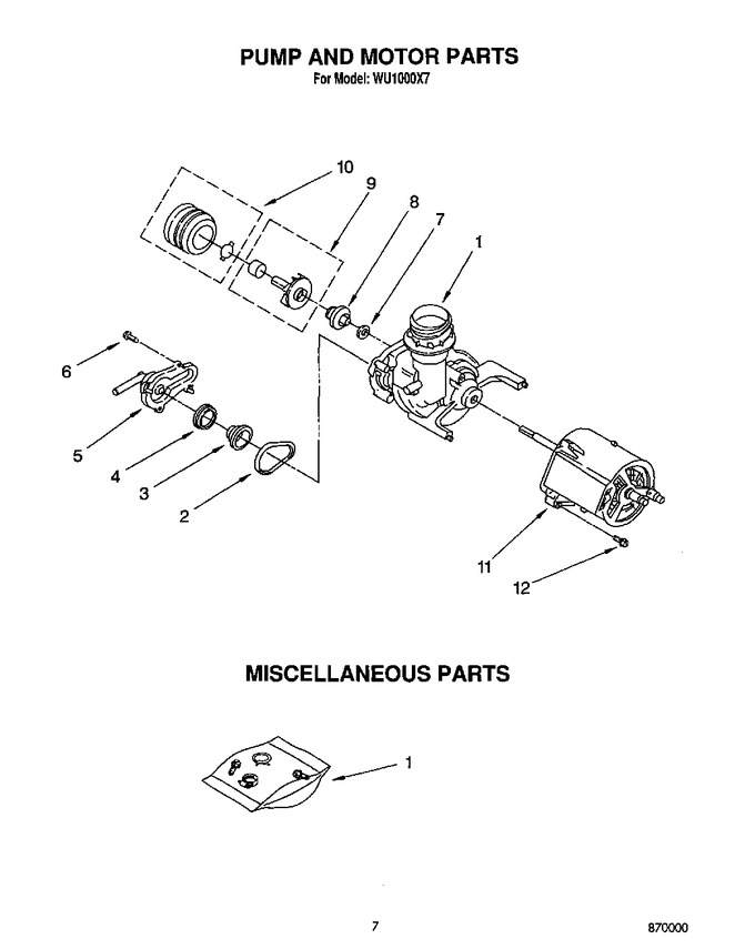 Diagram for WU1000X7