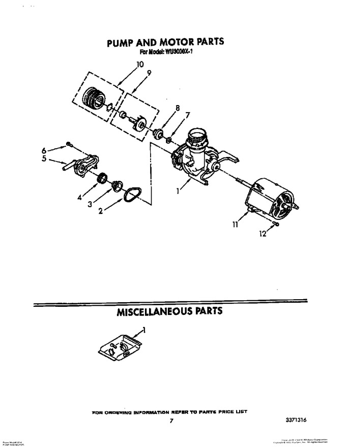 Diagram for WU3000X1
