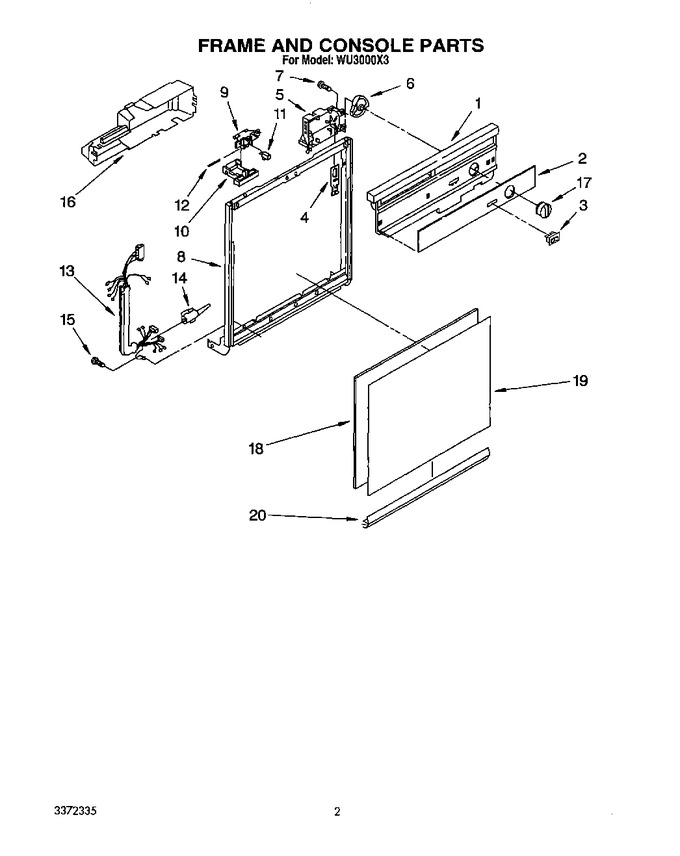 Diagram for WU3000X3