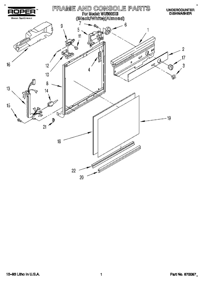 Diagram for WU3006X6