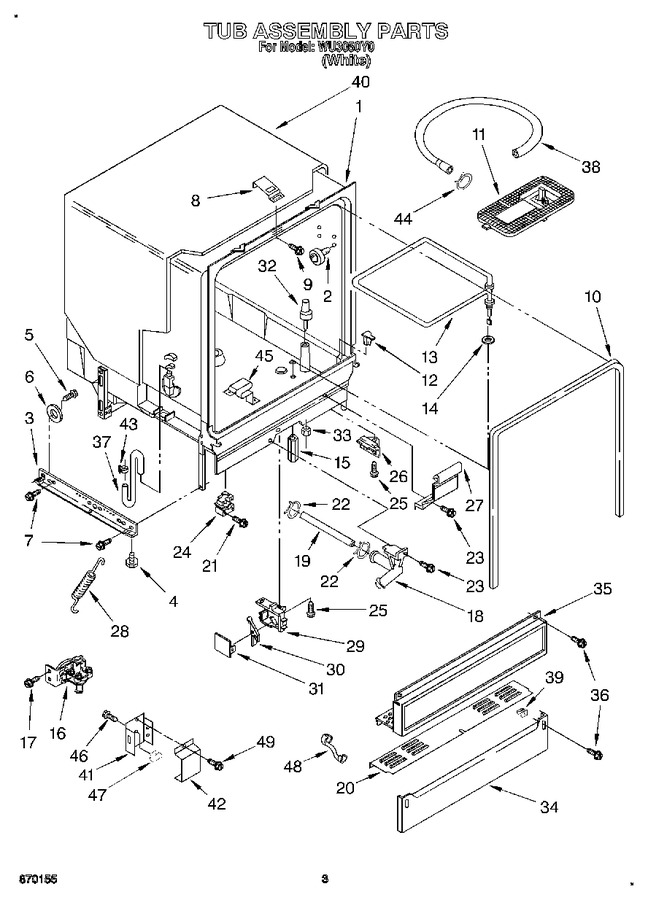 Diagram for WU3050Y0