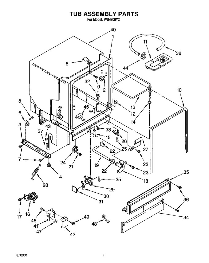 Diagram for WU4300Y3
