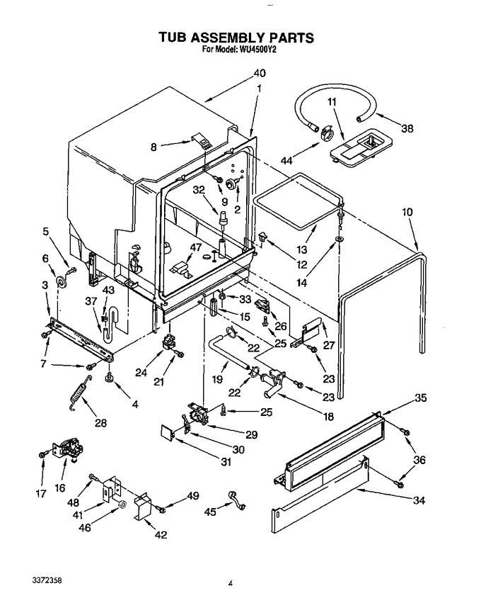 Diagram for WU4500Y2