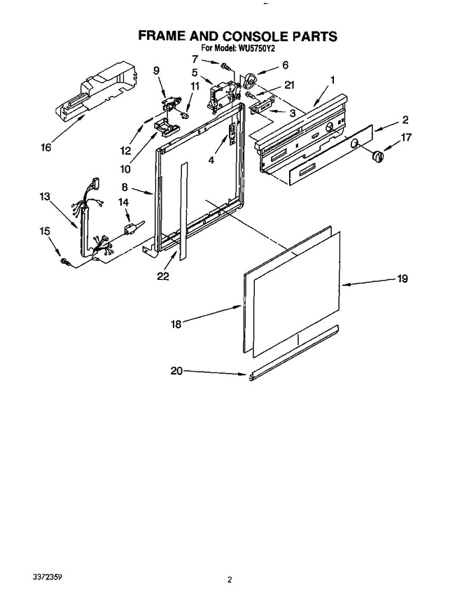 Diagram for WU5750Y2