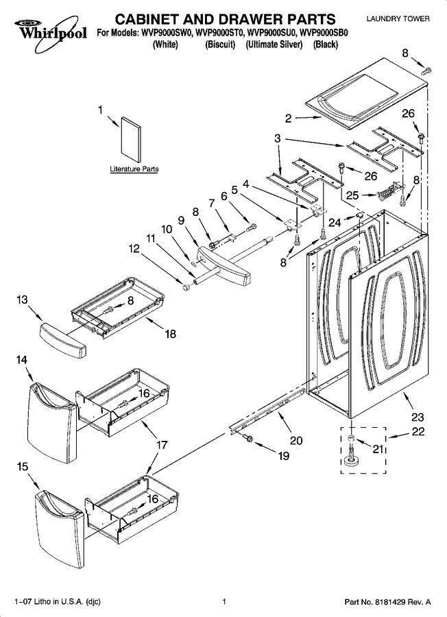 Diagram for WVP9000SW0