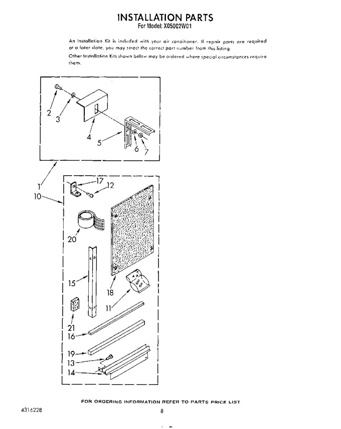 Diagram for X05002W01