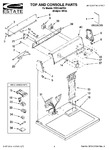 Diagram for 01 - Top And Console Parts