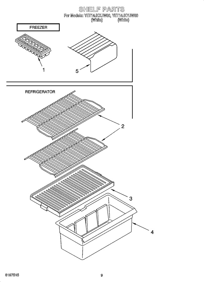 Diagram for YET14JKXJW00