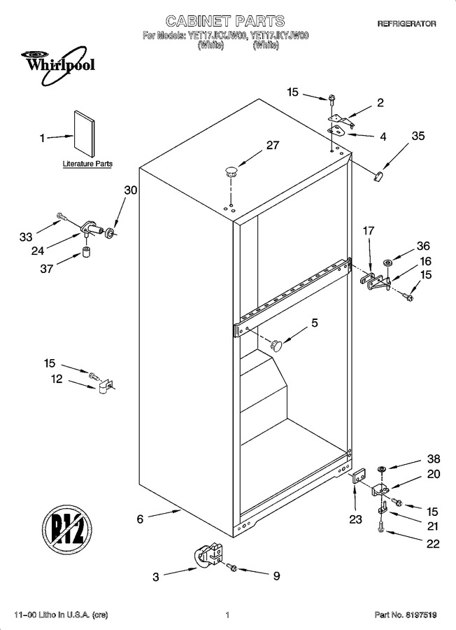 Diagram for YET17JKYJW00