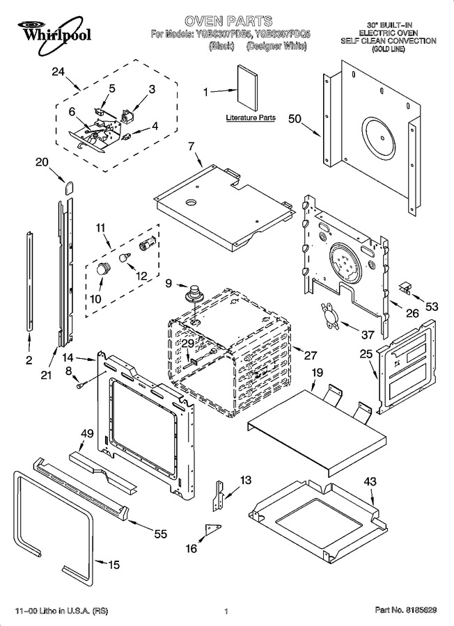 Diagram for YGBS307PDQ5