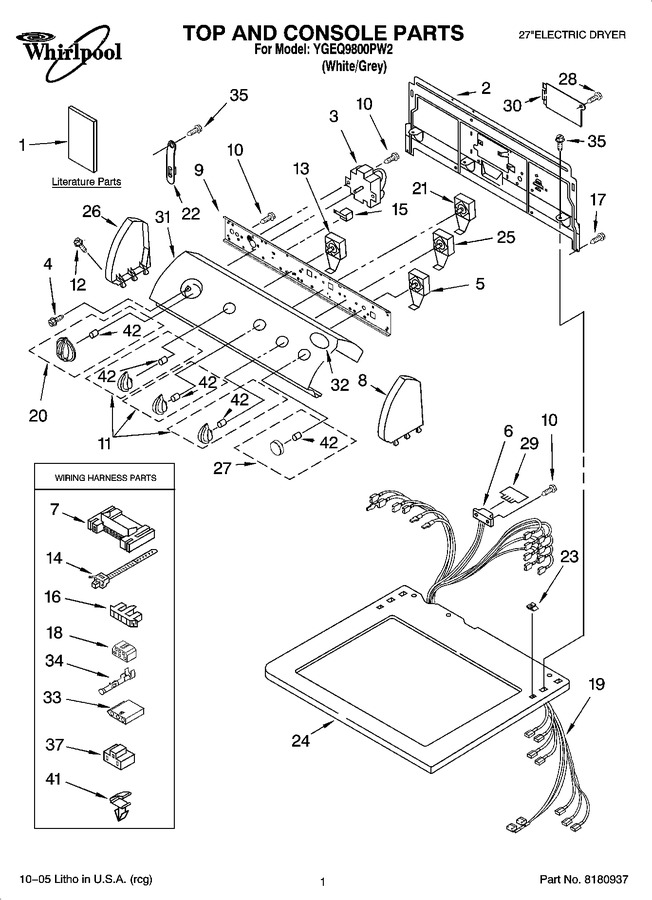 Diagram for YGEQ9800PW2