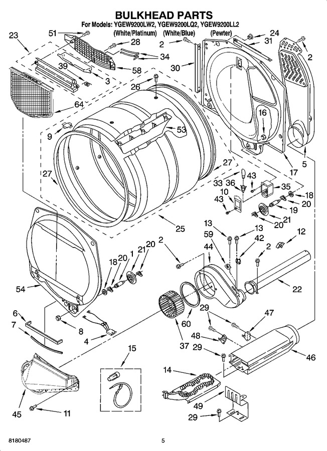 Diagram for YGEW9200LW2